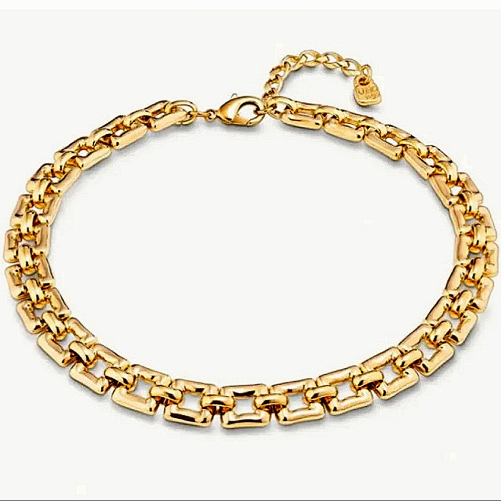NWOT UNOde50  necklace gold.